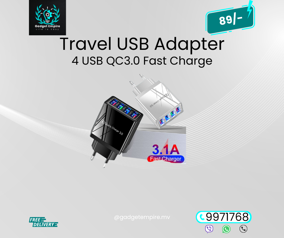 4 USB Travel Adapter