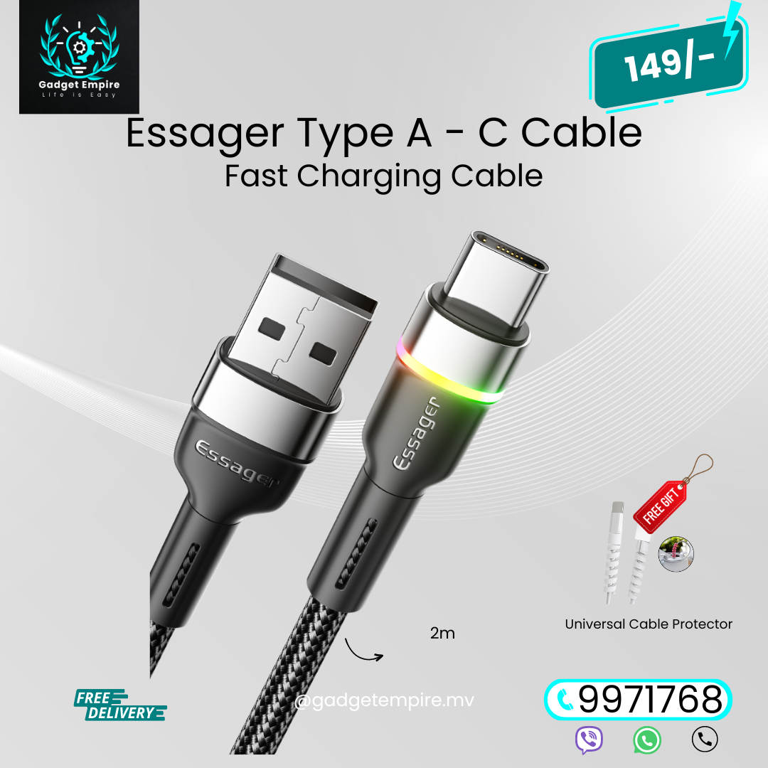 Type A - Type C Charger Cable